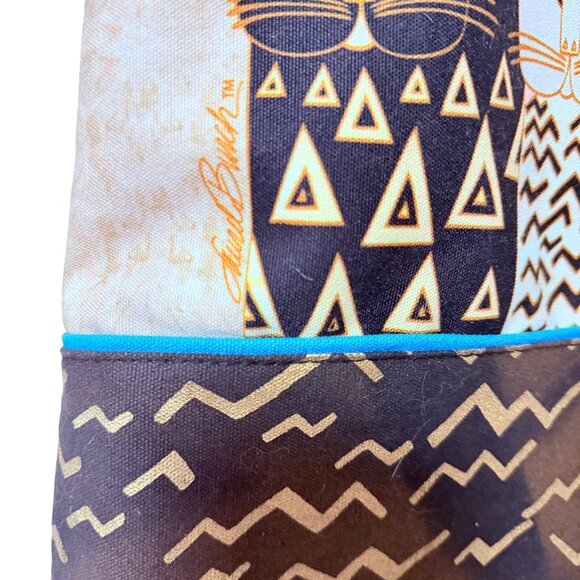 Laurel Burch Wild Cats Tote Bag Charm LB5340 Folklorica Retired Cat Lover Gift - Picture 11 of 16
